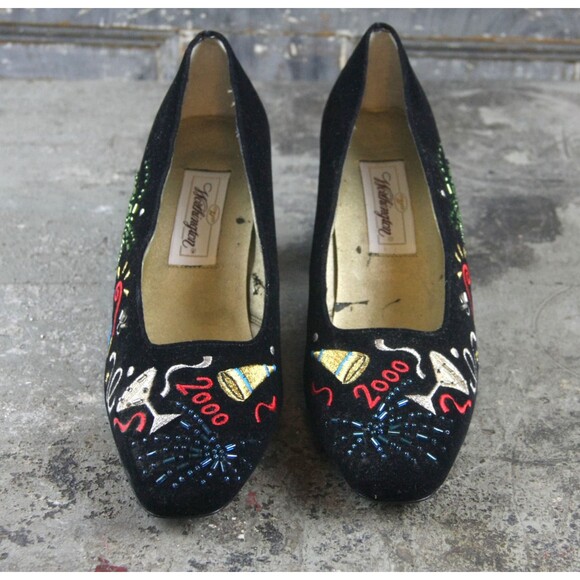 New Years Celebration Wedges, Worthington, Size 7M, special event shoes - Picture 7 of 7